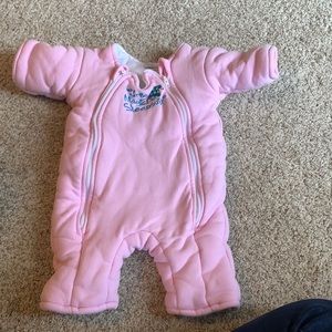 Baby Merlin Magic sleep suit - light pink, small, 3-6 months, 12-18lb - EUC!